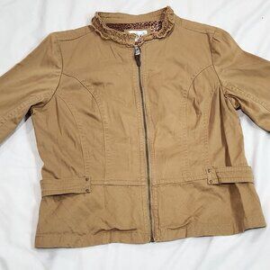 Live a Little Boho Jacket Khaki Size XL
Lot M